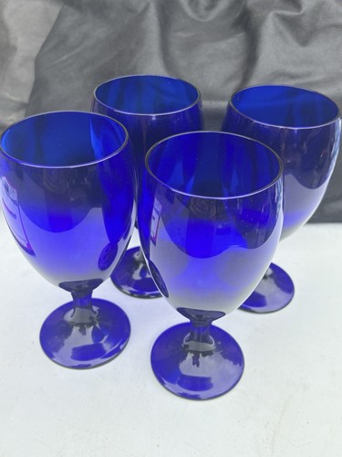Cobalt blue wine - blue, glass