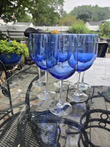 Libbey vina blue - vina, clear