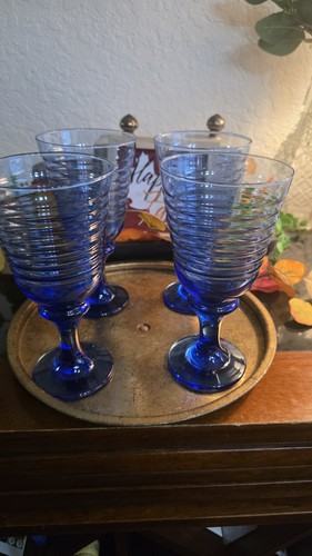 Vintage libbey cobalt blue - vintage,