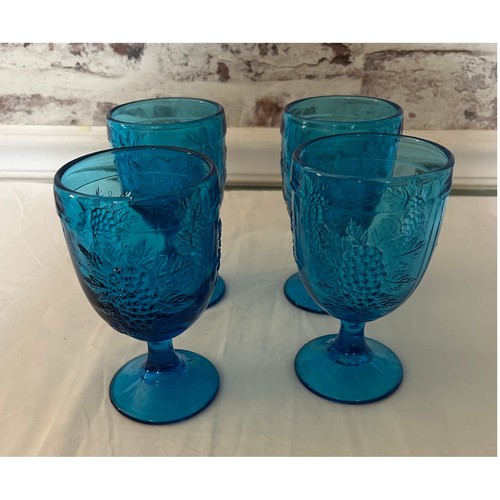 Smith glass vintage blue - vintage, grape